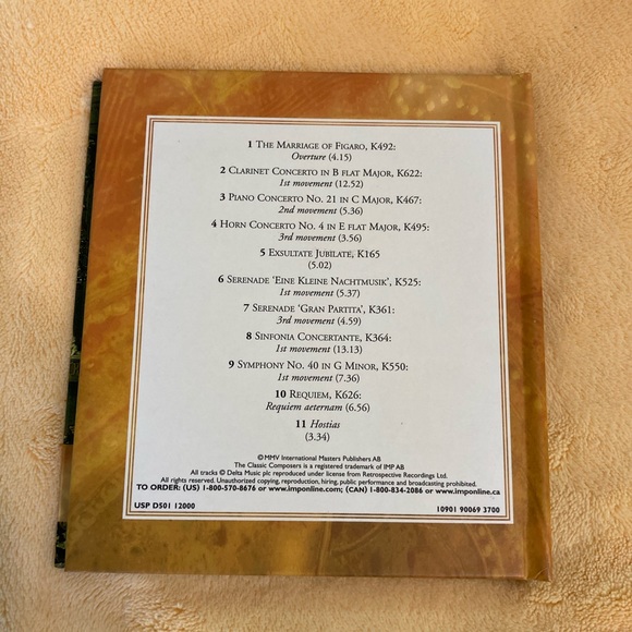 ✨HOST PICK✨ Mozart Musical Masterpieces cd with booklet - Picture 2 of 7